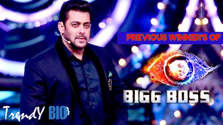 Previous winners of Bigg Boss