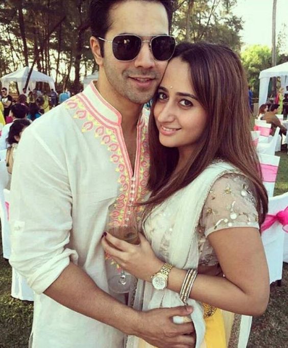 Varun Dhawan with his girlfriend