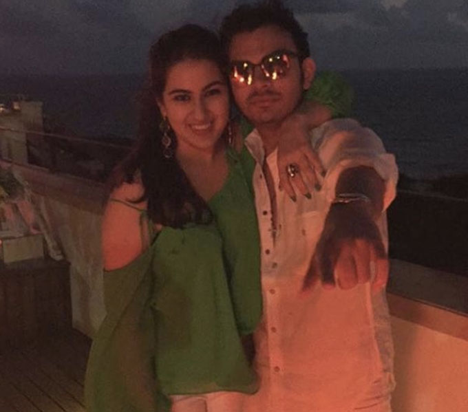 sara ali khan with veer pahariya